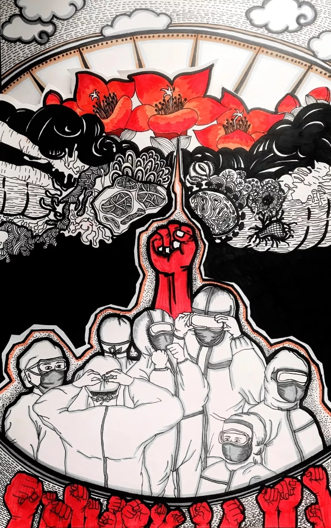 用文艺作品凝聚力量抗击疫情——攀枝花市文艺工作者在行动(5)